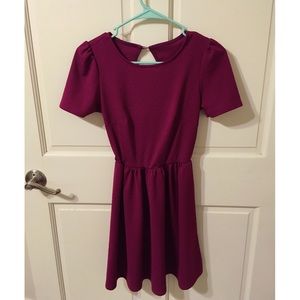 Magenta Forever 21 Dress
